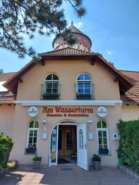 Am Wasserturm Pension Bad Muskau Esterno foto